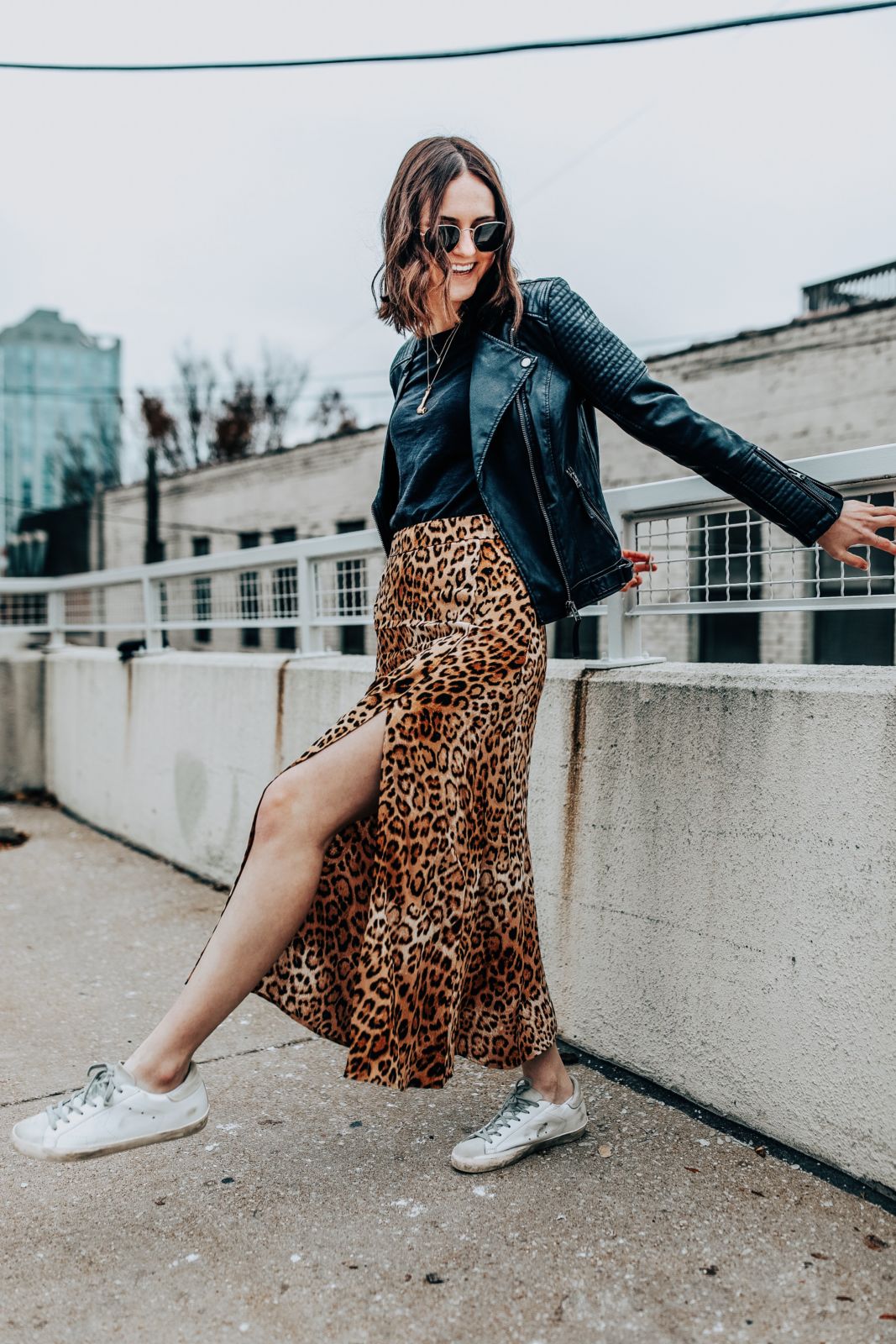 10 Cool Ways To Style A Leopard Satin Skirt Be Daze Live Outfits ...