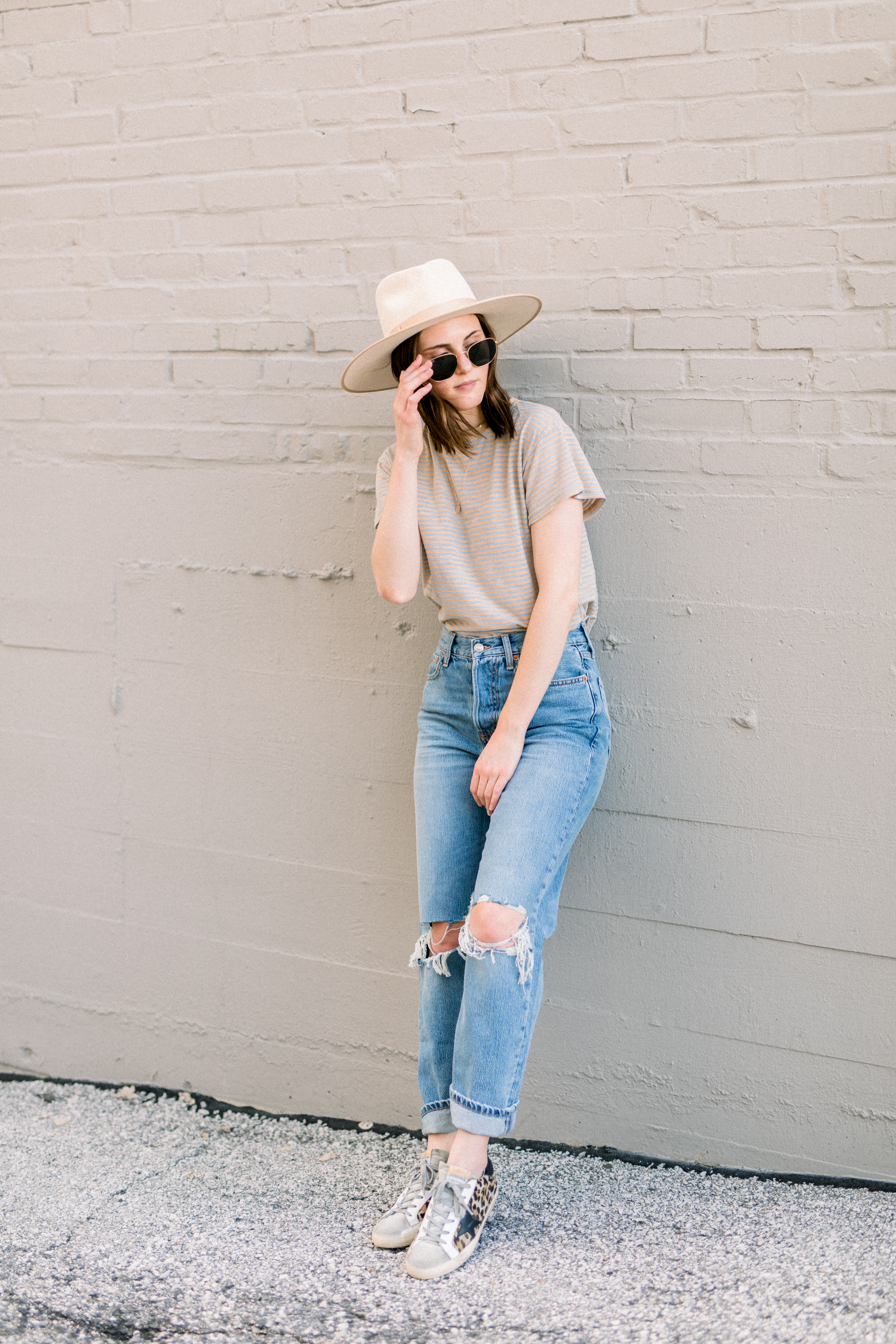 oversized dad jeans